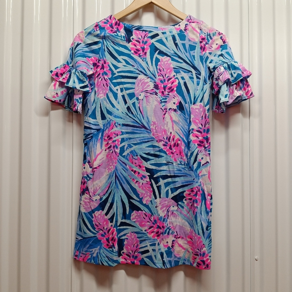 Lilly Pulitzer Other - Lilly Pulitzer Girls Lula Knit Dress Size Large 8/10 Pink Blue